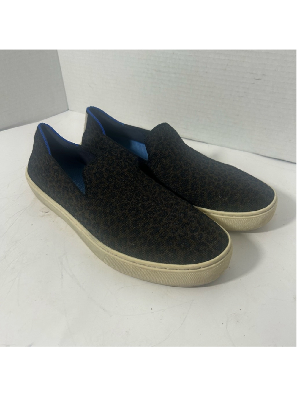 ROTHYS The Original Slip On Sneakers Expresso Spot Animal Print Camo Comfort